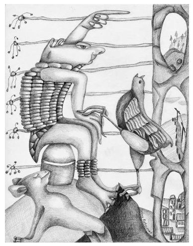 Yelena Piatigorsky - Fingering Out Honorable Mention: "Fingering Out" by Yelena Piatigorsky