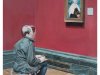 "The Artist," Oil on Board, by Maryam Foroozanfar