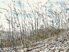 "Long Run," Oil Paint on Hardwood Panel, by David LaPalombara