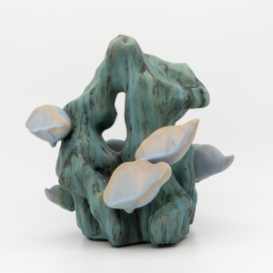 "Clouds Flow # 7," Glazed Stoneware, by Jing Huang