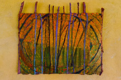 Holli Freed, "Autumn," Collage, Acrylic, 17"x15", $850