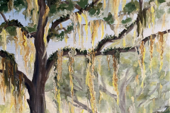 Hilary Klimek, "Southern Sunset ," Oil Painting, 11"x14", $300 