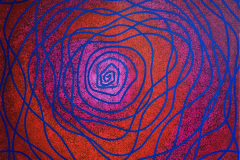 Lisl Maloney, "My New Home," Acrylic, 30"x30", $650 