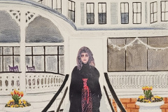 Donna Maselli, "Inn of Cape May." Mixed Media, 23.5"x19.5", $500 