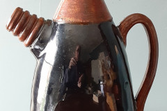 Larry Quirk, "Electric Tea," Stoneware, 10"x4"x6", $135 