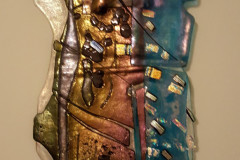 Judy Tyndall, "Possibilities," Fusible Glass, 9"x23", $640 