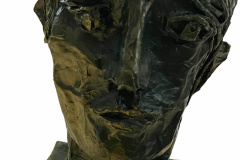 Barbara Wallace," Camille." Recycled Paper, Cardboard, Metal, & Acrylic Paint, 12"x7"x7", $500 