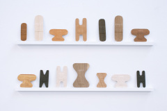 Ling-lin Ku, Healing, Hardwood through CNC Routing, 3D Scanned Band-Aids FIRST PRIZE