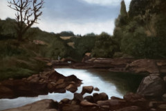 Kollimalai #4, South India, Oil, by Vimala Arunachalam