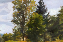 Gary's Trees, Oil on Canvas, by Joanne Baxter