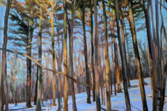 Three Pines, Oil on Canvas, by Joanne Baxter