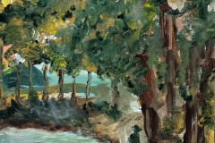 Into the Woods, Acrylic on Canvas, by Debrah Block Krol