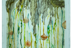 Roots, Glass Collage, by Oxana Kovalchuk