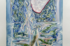 Holy Mountain, Oil on Canvas & Ceramics, by Kasia Pasterkiewicz