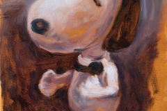 Snoopy, Oil on Canvas, by Xue Tian