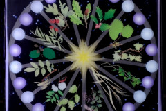 Celtic Tree Calendar, Cotton and Silk Fabric, by Wendy Wilson