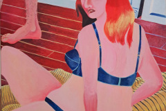 Leela Corman, Splinters, Acrylic on Canvas