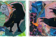 Maria Domenica Lupo, Domenica Series - Giorni della Merla, Mixed Media on Canvas