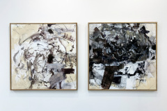 Bridey McGlynn, It's Getting Heavier, Oil, Charcoal, and Acrylic on Canvas