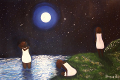 Bermuda Pierre, The Process of Curiosity, Acrylic on Canvas
