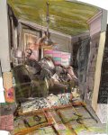 "Cousins," Photography, Digital Art, Paint, Sewing, Fabric, by Jennifer Croson