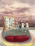 "Top of the Bluff," Pphotography, Digital Art, Paint, Sewing, Fabric, by Jennifer Croson