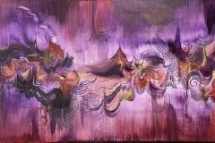"Trembling," Oil on Canvas, by Hema Bharadwaj