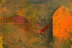 "Lancaster-101," Oil and Charcoal on Paper, Mounted on Board, by Mashiul Chowdhury