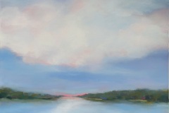"Whispering Secrets, They Softly Convene," Acrylic on Canvas, by Neelam Padte
