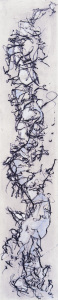 Ascent, Intaglio Print with Drawing, by Linda Mead